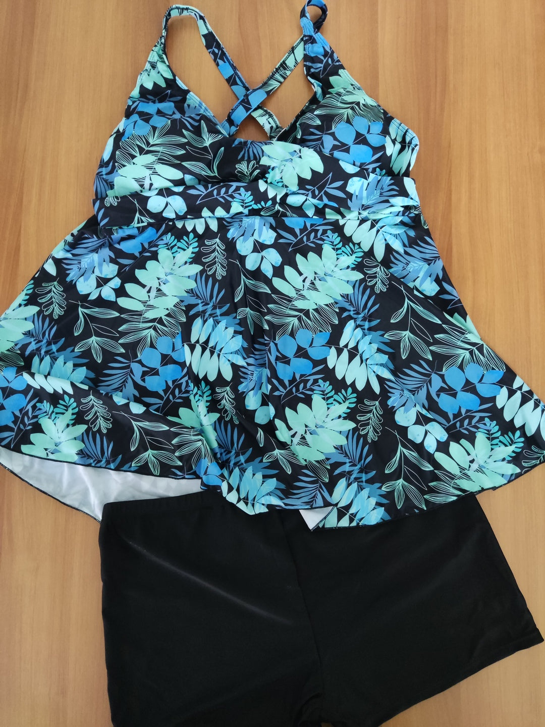 Bikini e costumi da bagno. Due pezzi da donna tankini plus size. #8